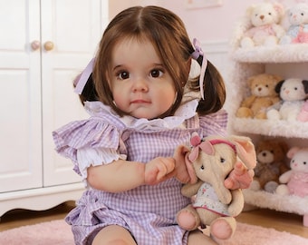24" Lifelike Reborn Soft Vinyl Baby – Realistic Full Body, Children Gift