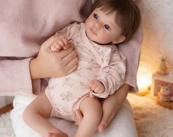 18 Inches Lifelike Reborn Soft Vinyl Baby – Realistic Full Body, Children Gift