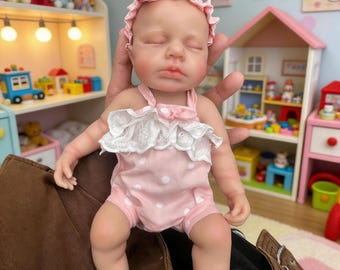 Bebé reborn de silicona realista de 30 cm (12 pulgadas) – Cuerpo completo realista, regalo para niños