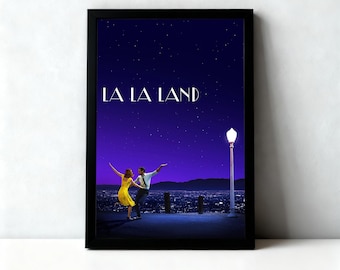 La La Land Movie Poster,Vintage Poster,Print Poster,Wall Decor Print,Home Decor Poster,Christmas Gift