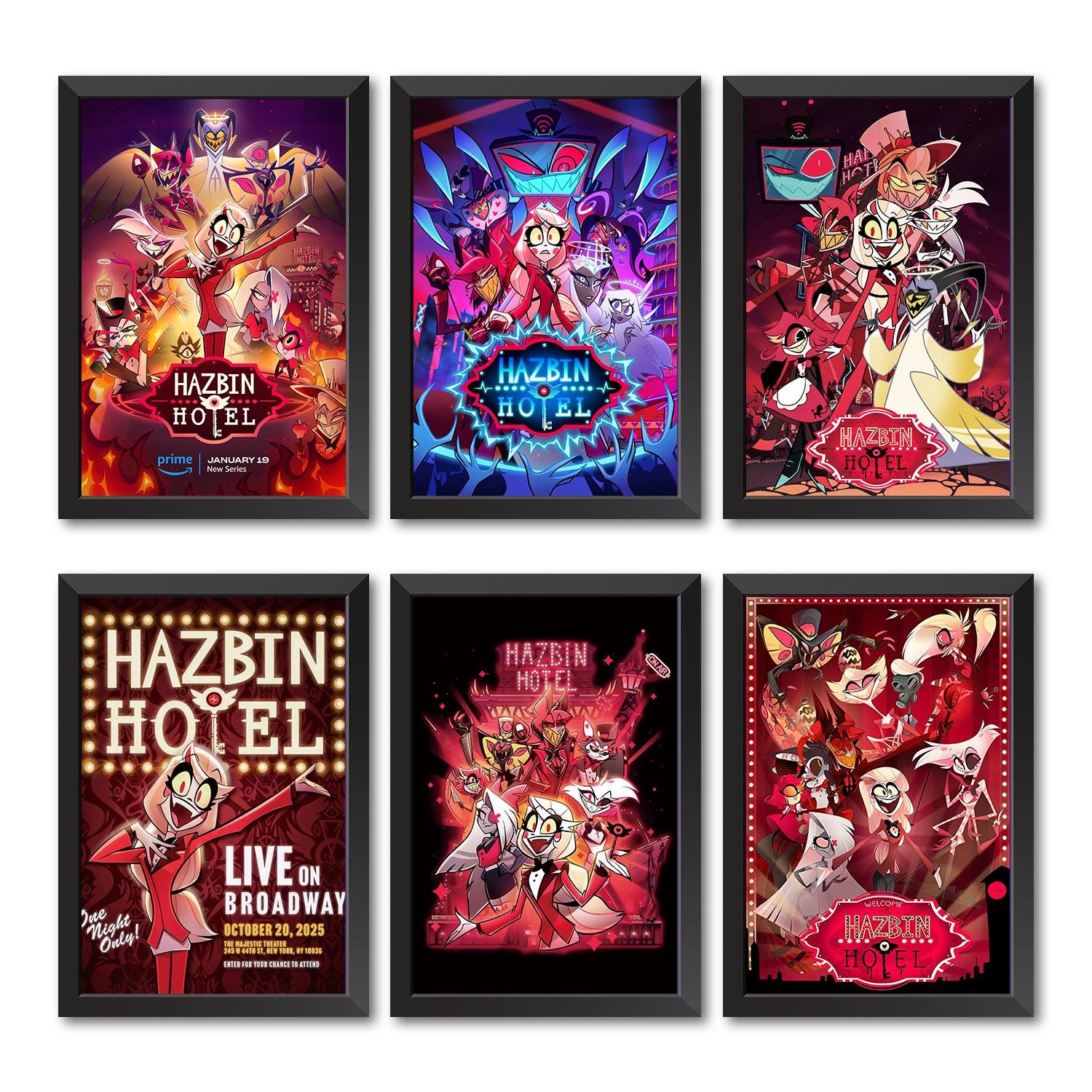 Lucifer hazbin hotel poster - Etsy 日本