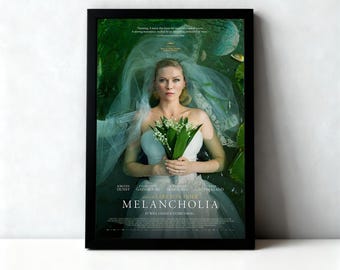 Affiche du film Mélancolie, affiche vintage, affiche imprimée, impression de décoration murale, affiche décoration d'intérieur, cadeau pour des amis, cadeau de Noël