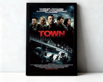 The Town Movie Poster,Vintage Poster,Print Poster,Wall Decor Print,Home Decor Poster,Gift For Friends,Christmas Gift