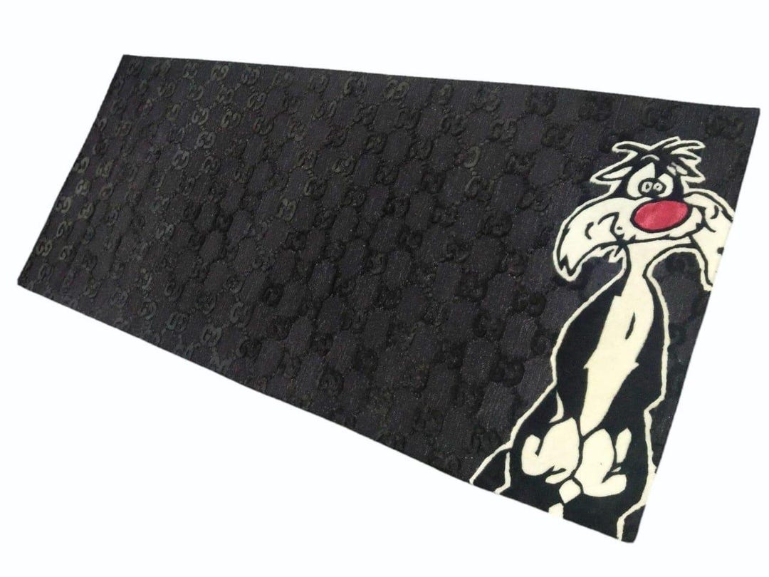 Turnout Rug Fun Pattern Hand Tufted Rug Black Pattern Cartoon Runner Rug – Fun Looney-style ...