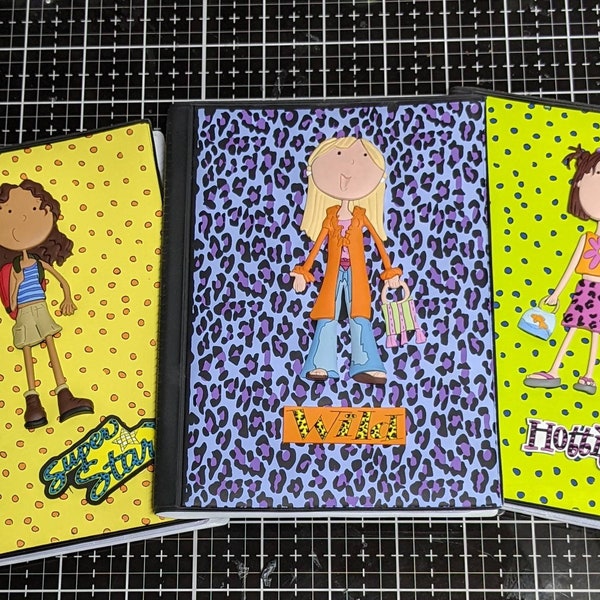 Three Sassy Girl Photo Albums for Journal Making: Super Star, Wild, and Hottie