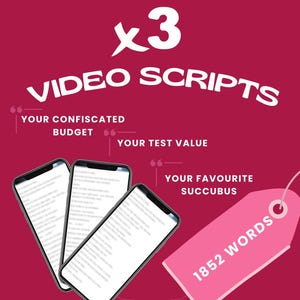 3 sceneggiature video per il dominio finanziario (download immediato)