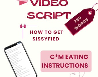 Sissy CEI joi / JOI video script / Instant download / onlyfan content idea