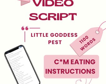 CEI Video Script : Humiliation, JOI Content Idea (Digital Download)