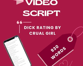 Dick rating script / Small penis humiliation video script / Instant download / onlyfan content idea