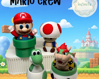 Juguetes de teclado mecánico inspirados en Mario / Fidget clickers