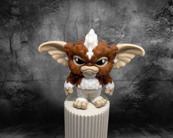 Figura de criatura gruñona / Estatua de monstruo impresa en 3D, decoración fantástica, inspirada en Gizmo