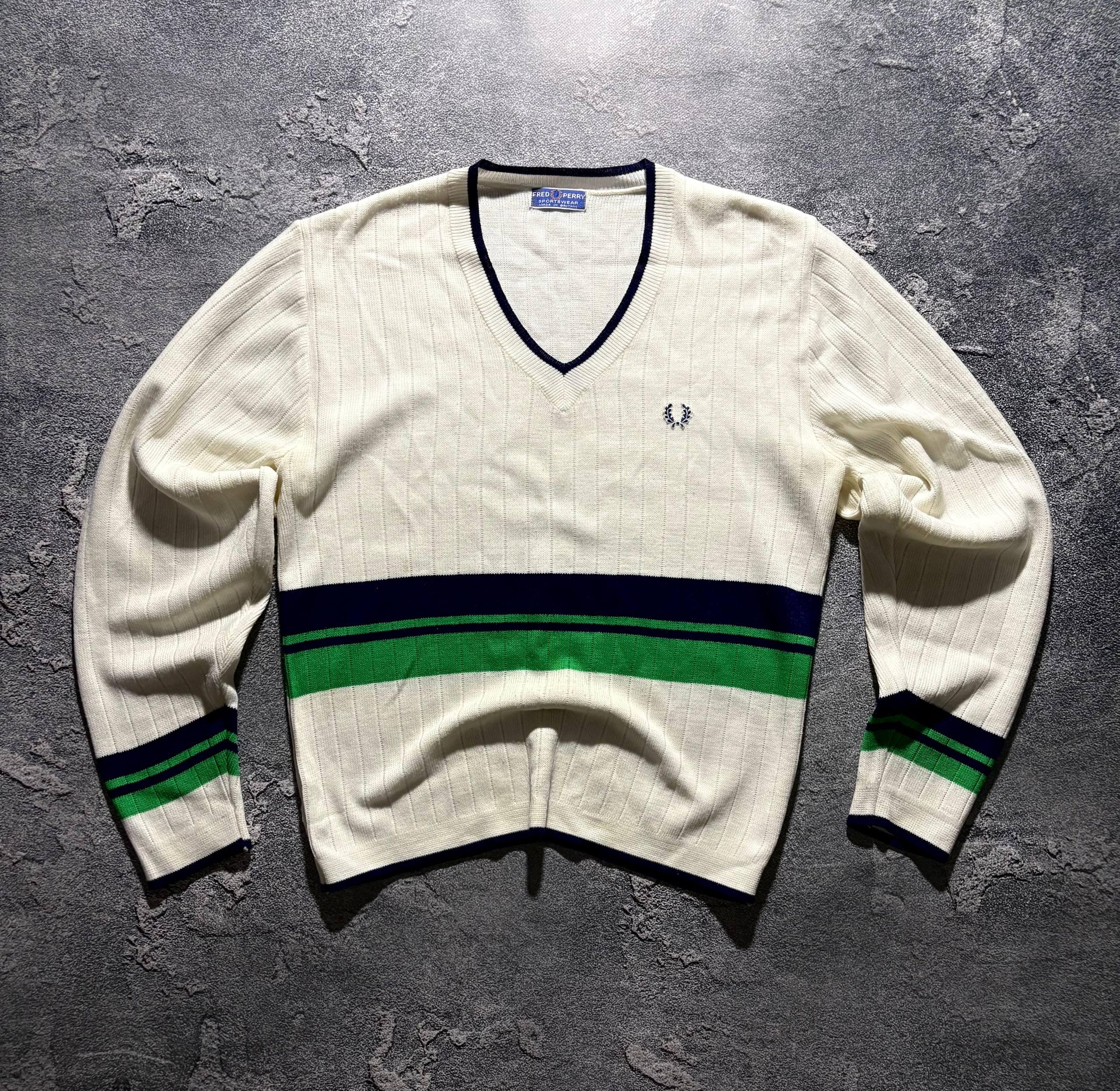 Fred Perry V Neck Jumper - Etsy