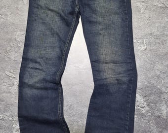Y2K Dolce Gabbana D&G Dark Washed Blue Jeans | 2000s 00s Era Baggy