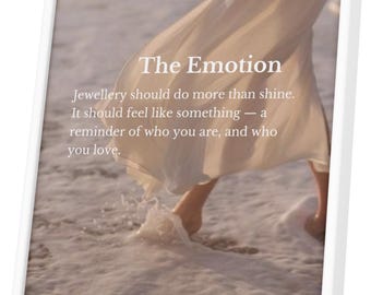 Editable Jewelry Carousel Template, Instagram Post Template, Digital Download for Jewelers