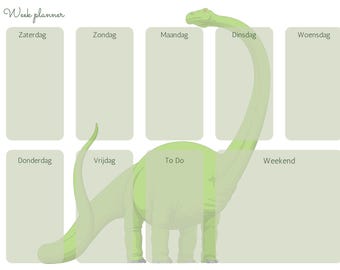 Weekly planner, weekend first A4 & A3
