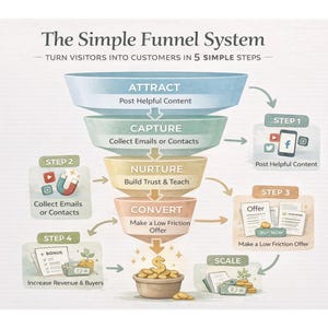 Guía de negocios online sin código / Manual de embudos de ventas digitales / Un embudo para cada nicho