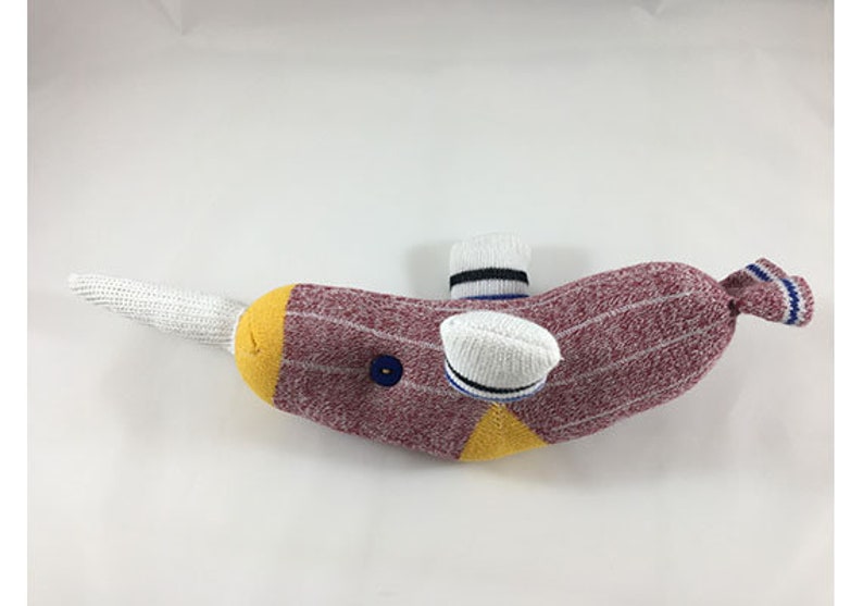burgundy and yellow Narwhal