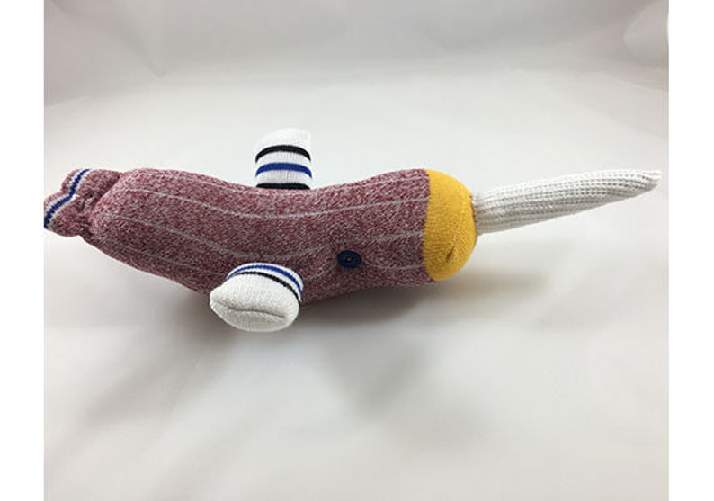 burgundy and yellow Narwhal
