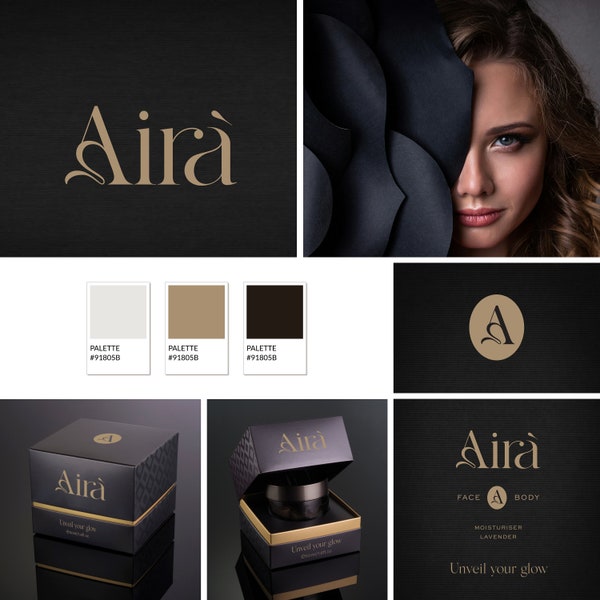 Custom Logo Design, Full Branding Package, Luxury brand Design, Custom Business Branding, Branding Kit, Beauty Logo