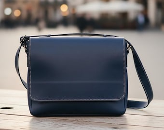 Patrón de bolso bandolera de cuero (PDF) / Plantilla de costura DIY para bolso bandolera / Patrón imprimible para bolso A1/A4 con instrucciones paso a paso