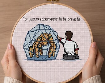 Project Hail Mary Cross Stitch Pattern PDF | Ryland Grace & Rocky Inspired Design | Sci-Fi Book Cross Stitch | Instant Download