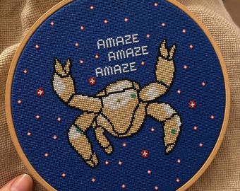 Film Project Hail Mary Rocky Cross Stitch Pattern (PATTERN ONLY)