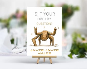 Project Hail Mary Birthday Card Digital Download | Rocky the Alien Birthday Card | Sci-Fi Dad Birthday Card Printable | Birthday Card PDF