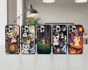 Funda para teléfono inspirada en Mimikyu, cubierta de goma