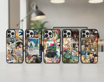 Howl's Moving Castle Phone Case, Anime Rubber Cover