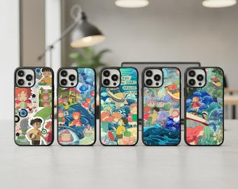 Ponyo Phone Case, Studio Ghibli Rubber Phone Cover