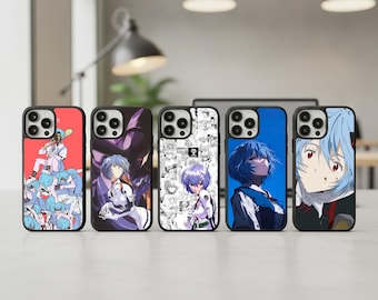 Funda para teléfono Rai Ayanami Anime, cubierta de goma NGE Shinji