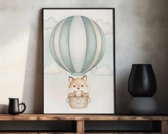 Woodland Animal Prints for Baby Boy | Forest Adventure Decor | Rustic Nursery Decor | Instant Download