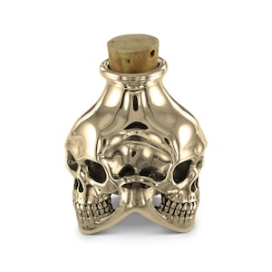 Skull Bottle - Bronze Three Skull Bottle