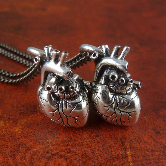 Etsy heart deals necklaces