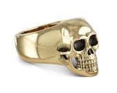 Skull Ring - Bronze Human Skull Ring