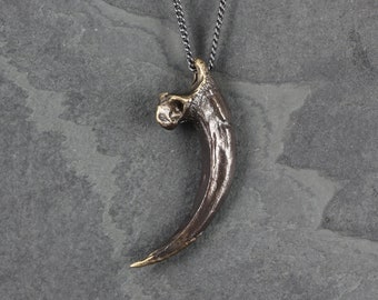 Harpy Eagle Talon - Bronze Eagle Talon Pendant - Raptor Talon Pendant