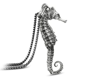 Seahorse Necklace - Antique Silver Seahorse Pendant