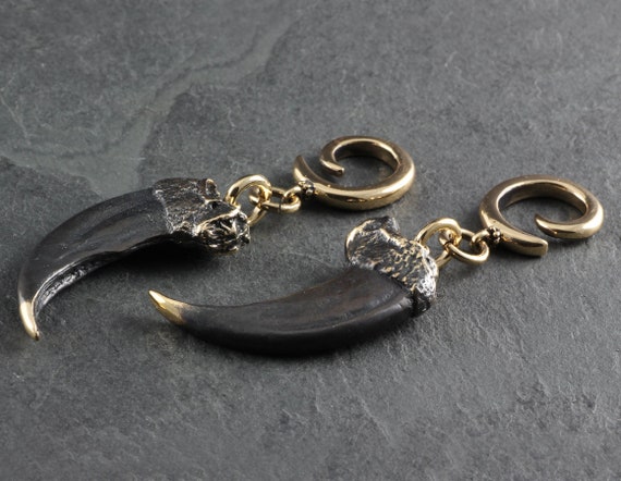 Bear claw earrings best sale