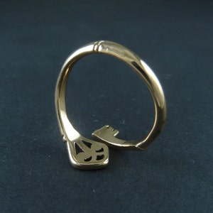 Key Ring Bronze Key Ring Key Bypass Ring image 6