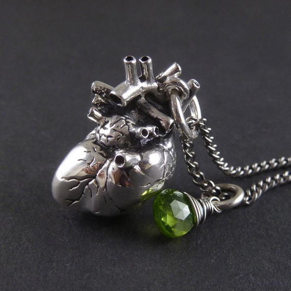 Etsy anatomical heart necklace best sale