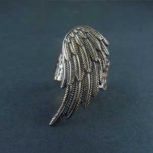 Angel Wing Ring Bronze Wing Ring image 5