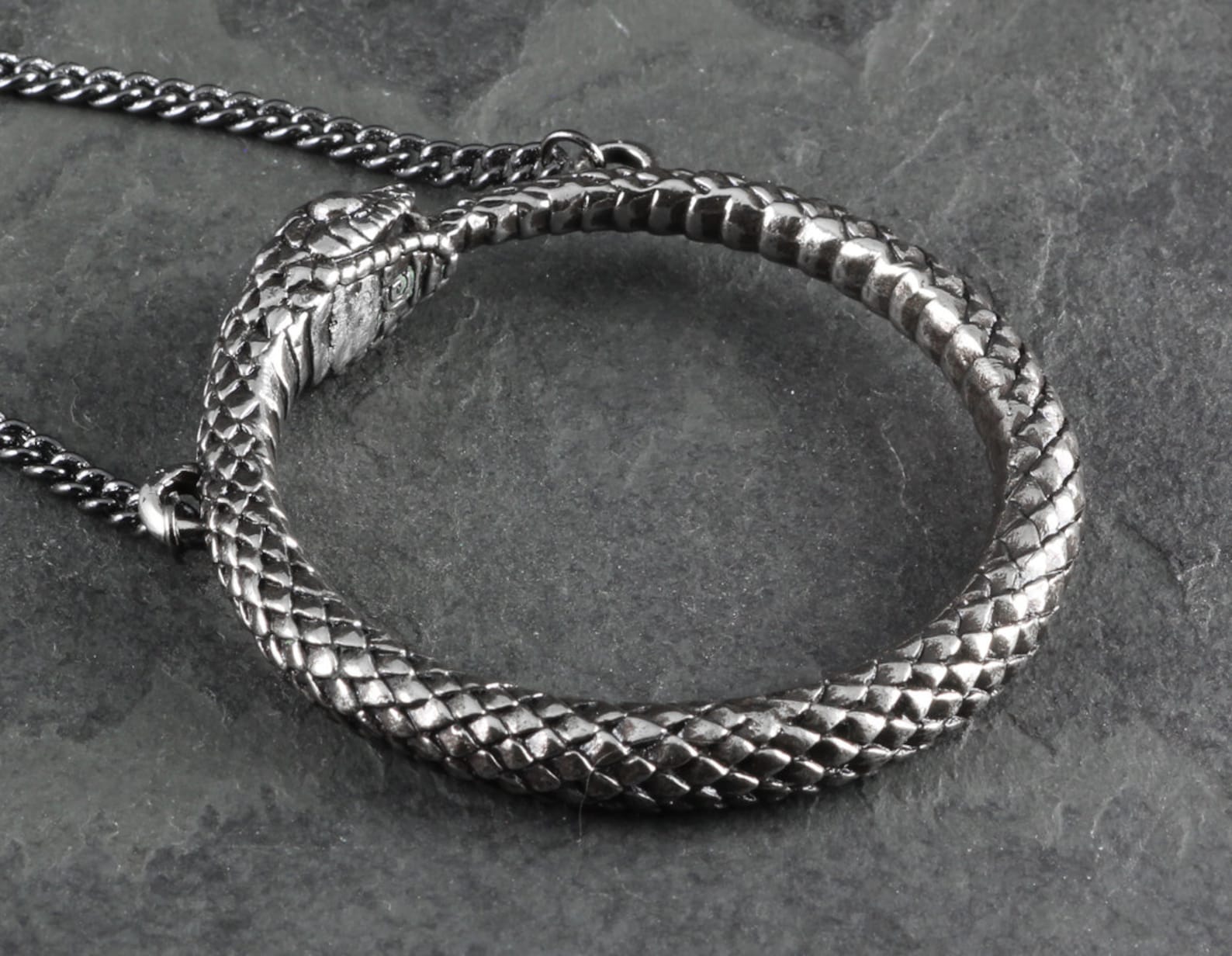 •OUROBOROS•  silver necklace