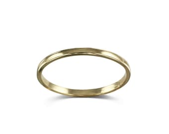 Polished Stacking Ring - Bronze Simple Stackable Ring - Spacer Ring