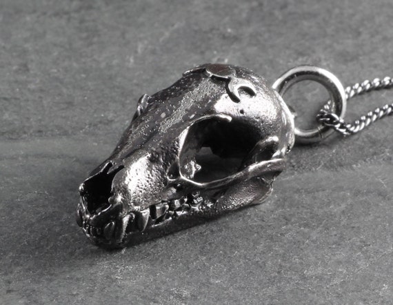 Bat skull best sale necklace