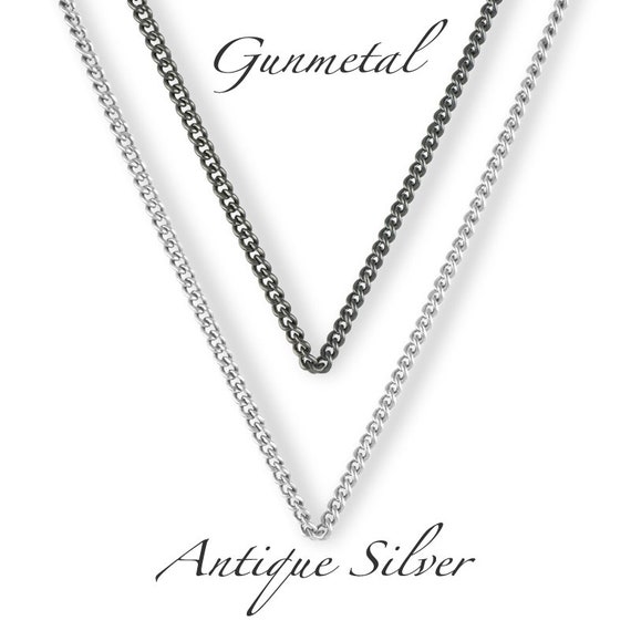 Anatomical Heart Necklace - Antique Silver Anatomical Heart