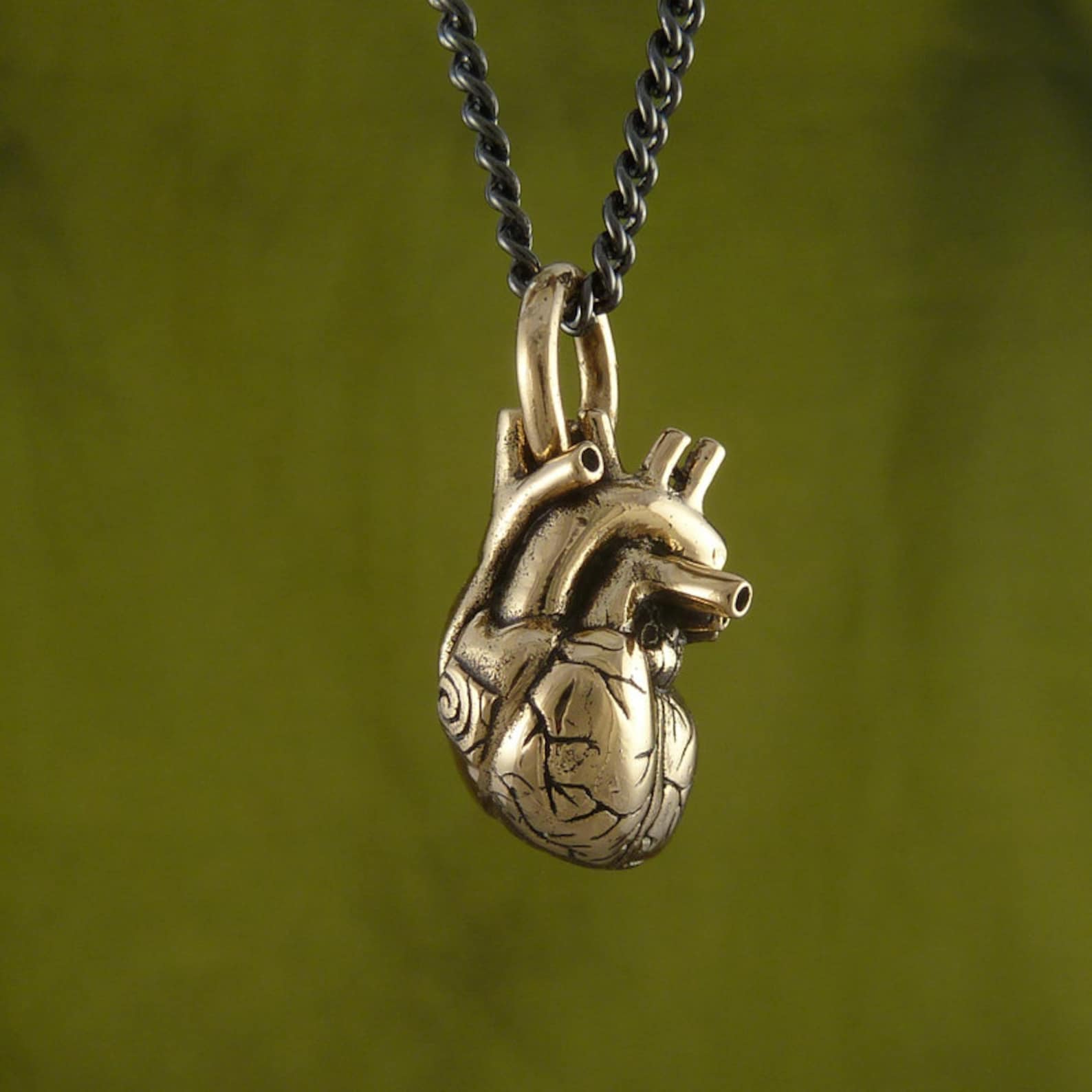 Bronze Heart - Necklace