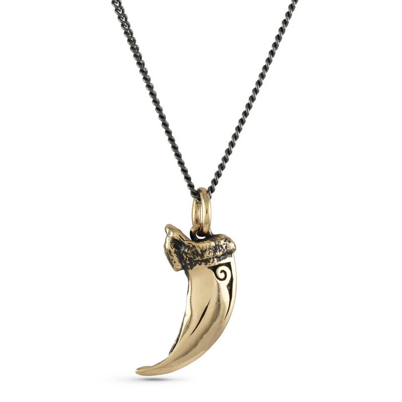 Wolf Claw Necklace Bronze Wolf Claw Pendant Bronze Claw image 2