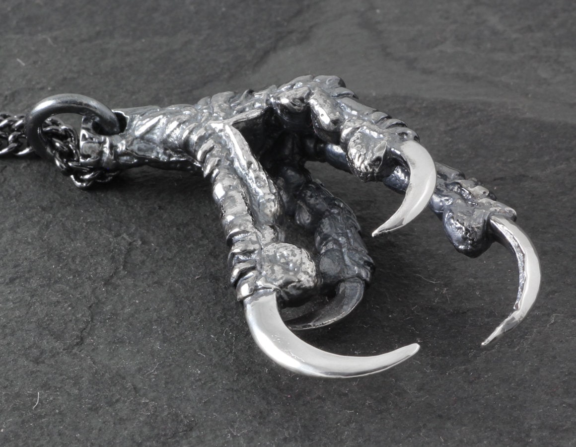 Raven レイブン カラスの足 ペンダントトップ シルバーアクセサリー Raven レイブン カラスの足 ペンダントトップ シルバーアクセサリー