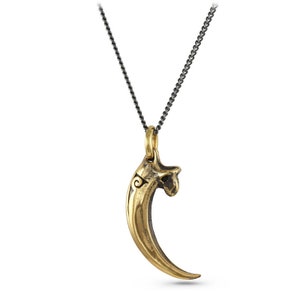 Bald Eagle Talon Necklace Bronze Eagle Talon Pendant image 2