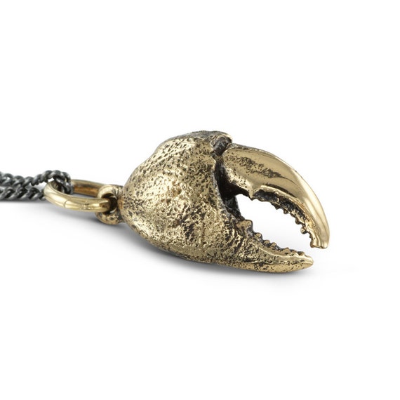 Large Crab Claw Necklace - Gunmetal | Lovard | Wolf & Badger